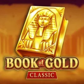 Book of Gold Classic slot logo by Playson at Hugo CasinoBook of Gold Classic