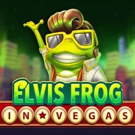 Elvis Frog In Vegas slot logo by BGAMING at Hugo Casino