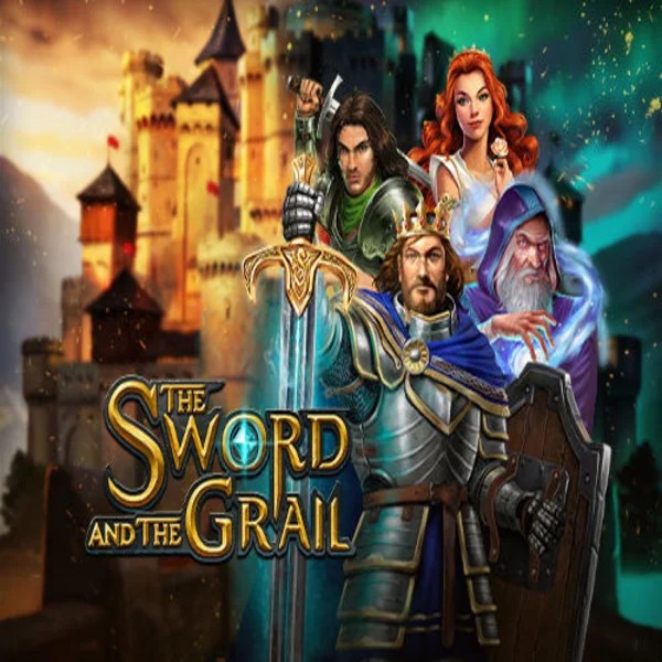 The Sword and the Grail logo by Play'n GO at Hugo Casino